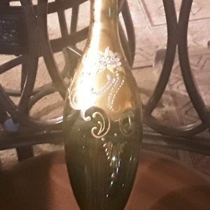 Vintage Czech Bohemian Itallian glass Vase